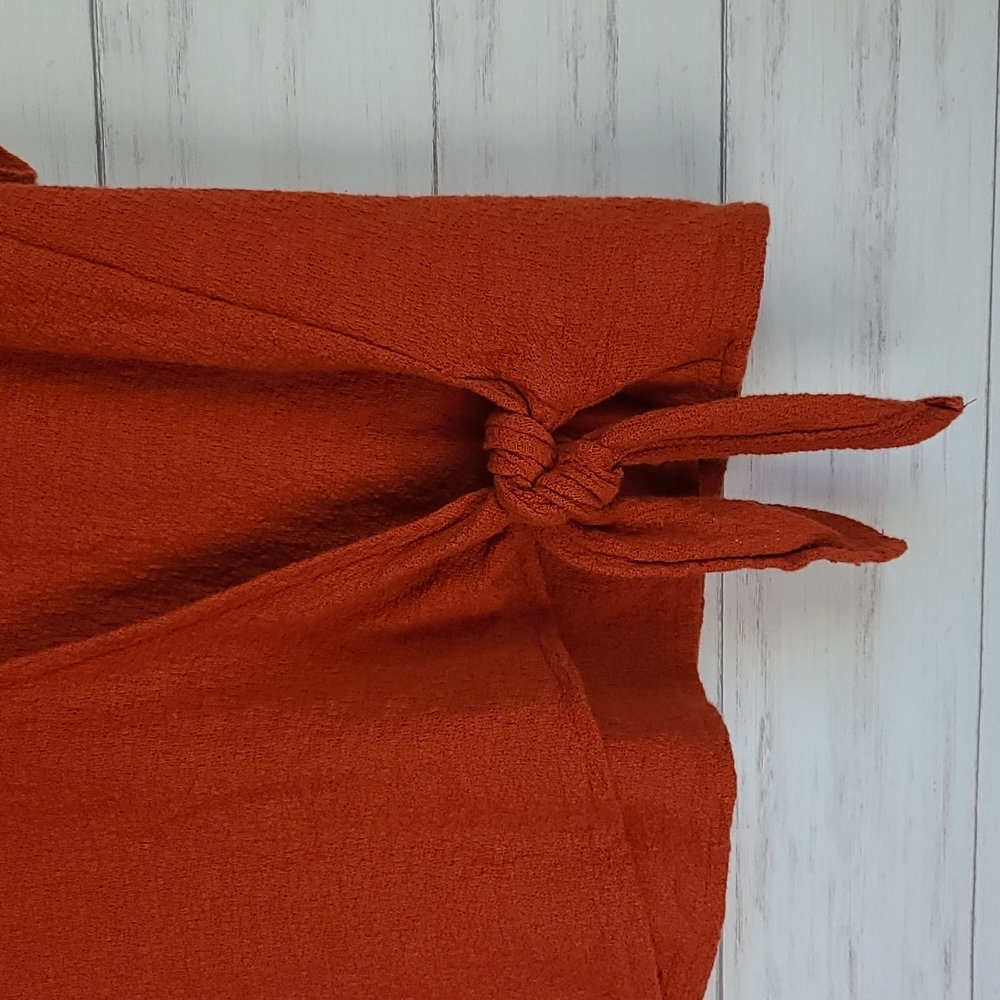 Madewell Texture & Thread Wrap-Tie Top - Picture 5 of 7
